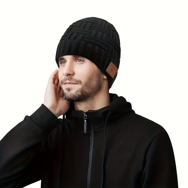 Wireless Beanie Hat with Built-in Headphones