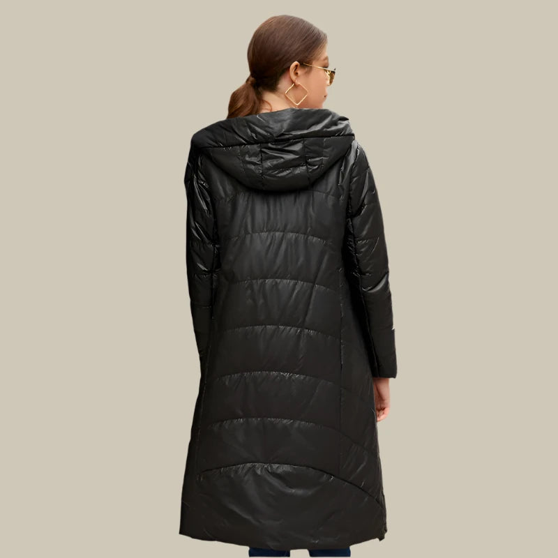 2025 New Spring Autumn Women Jacket Windproof Coat Women's  Long Fashion Slanted Placket