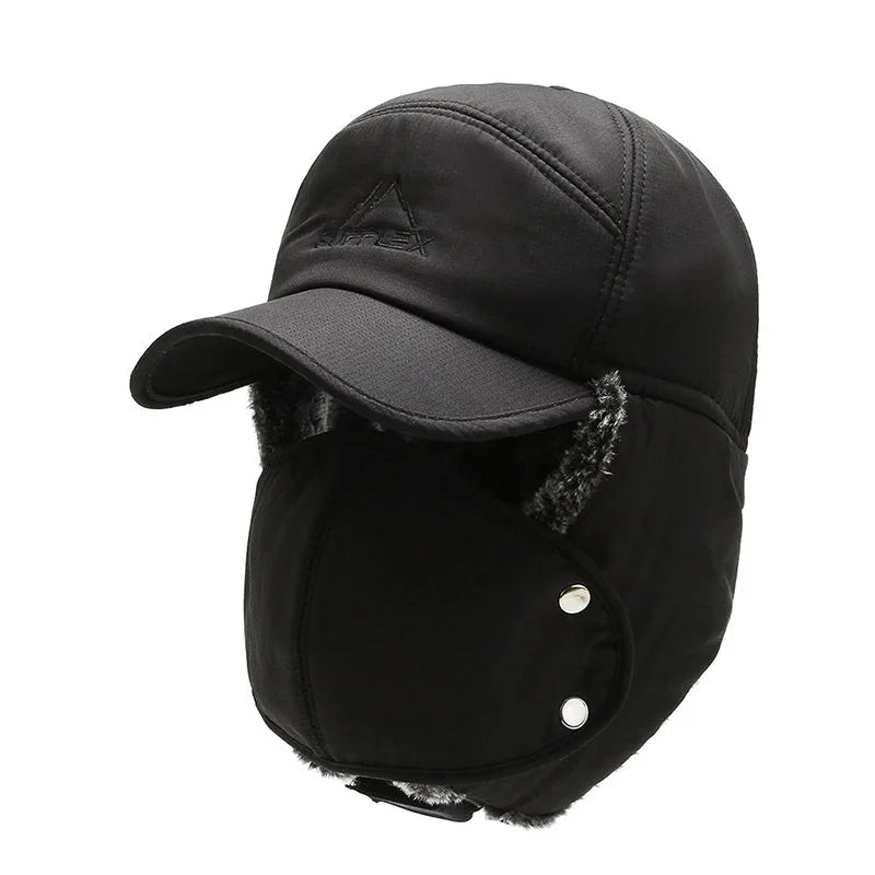 Winter Windproof Ear Protection Pilot Hat Baseball Cap