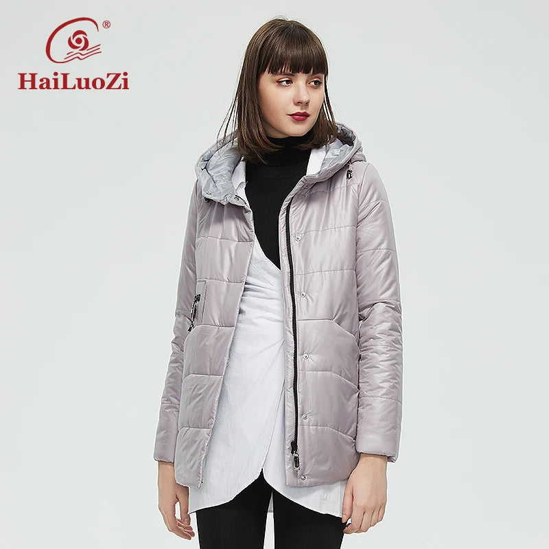 Women Jacket Short Parka Fashion Casual Waterproof Warm