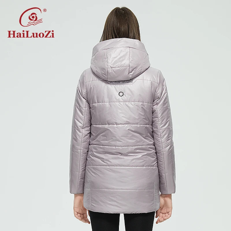 Women Jacket Short Parka Fashion Casual Waterproof Warm