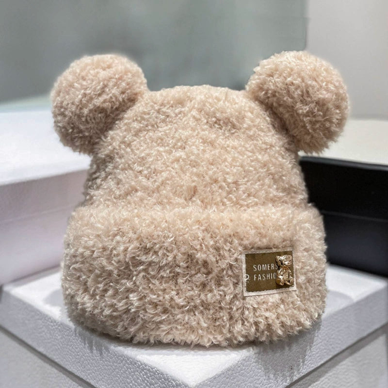 Cute Winter Cartoon Ears Female Student Wool Hat