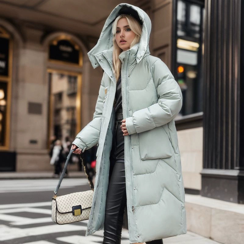 Snow Wear Winter Coat for Women Down Jacket Hooded Jacket