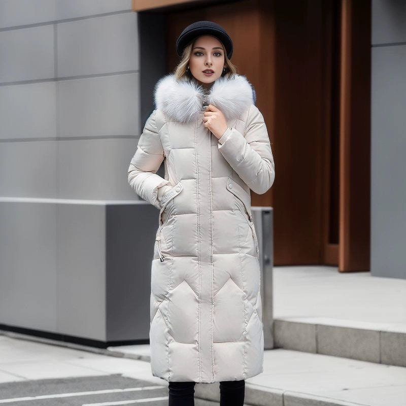 Snow Wear Winter Coat for Women Down Jacket Hooded Jacket