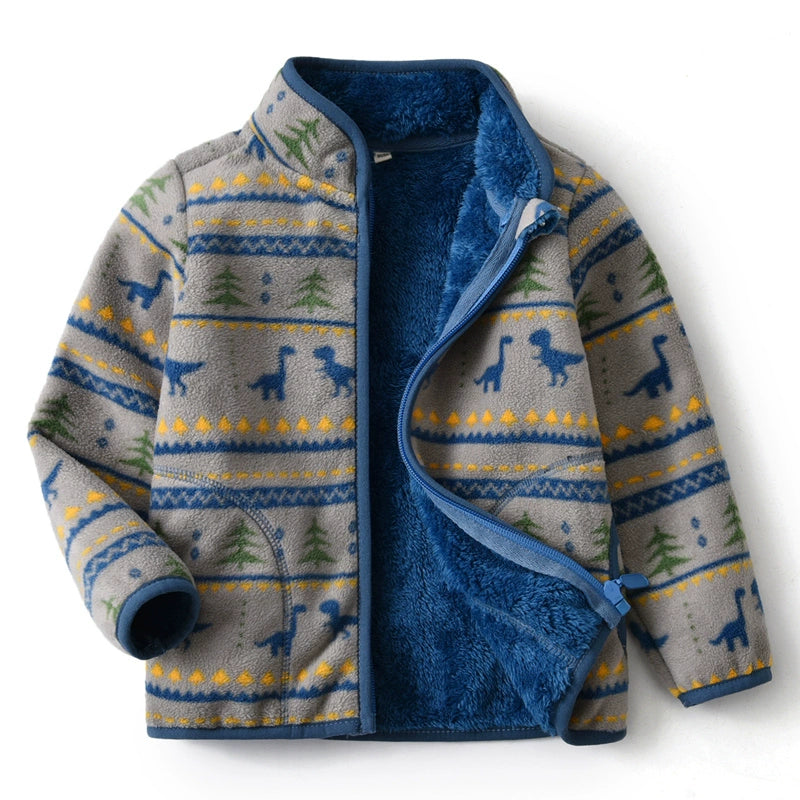 Thickened Autumn Fleece Baby Jacket Jacket