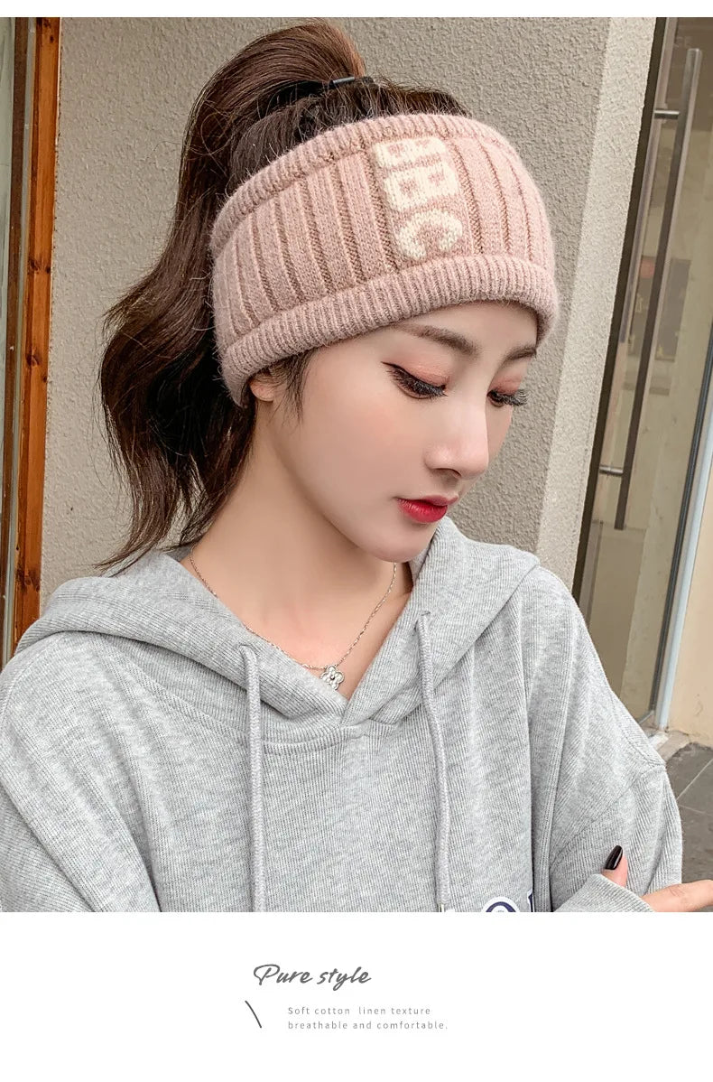 Soft Fabric Hair Pullover Hat Sports Wrap