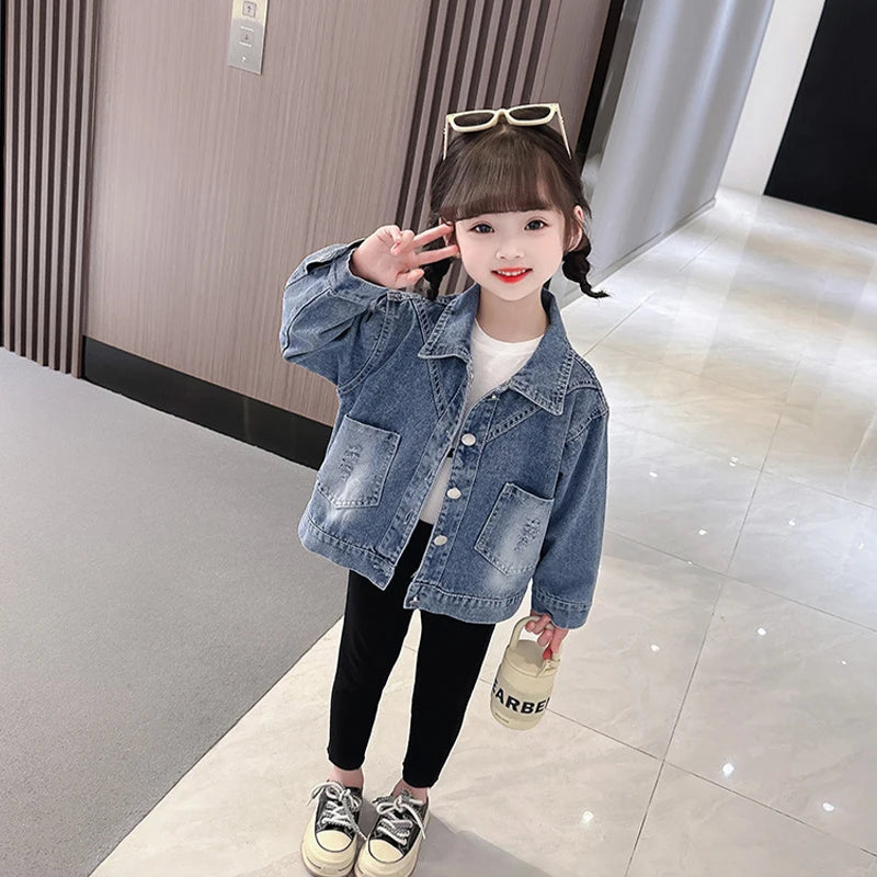 Cartoon Rabbit Coat Autumn Children Outerwear Casual Girls Clothes