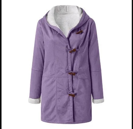 Button Solid Casual Various Colors Lady Jacket Winter Coat Female