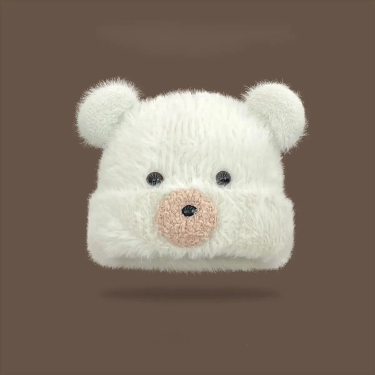 Pullover Hat Cute Cartoon Bear Ears Plush Female Autumn Winter Warm