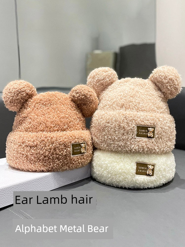 Cute Winter Cartoon Ears Female Student Wool Hat