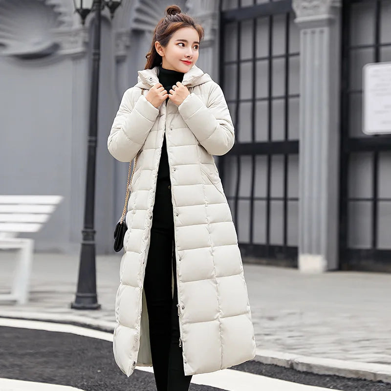 UHYTGF 2024 Winter Jacket Women's Warm Parkas Fashion