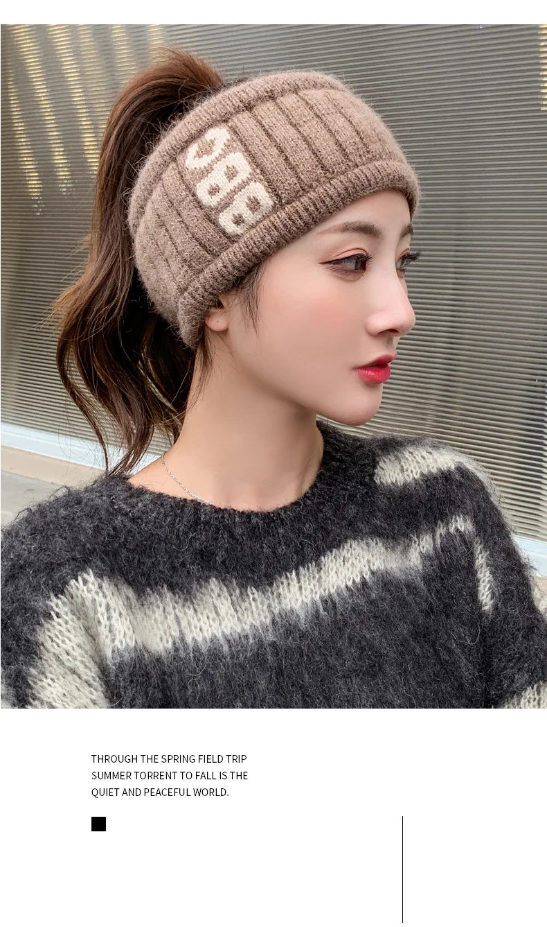 Soft Fabric Hair Pullover Hat Sports Wrap