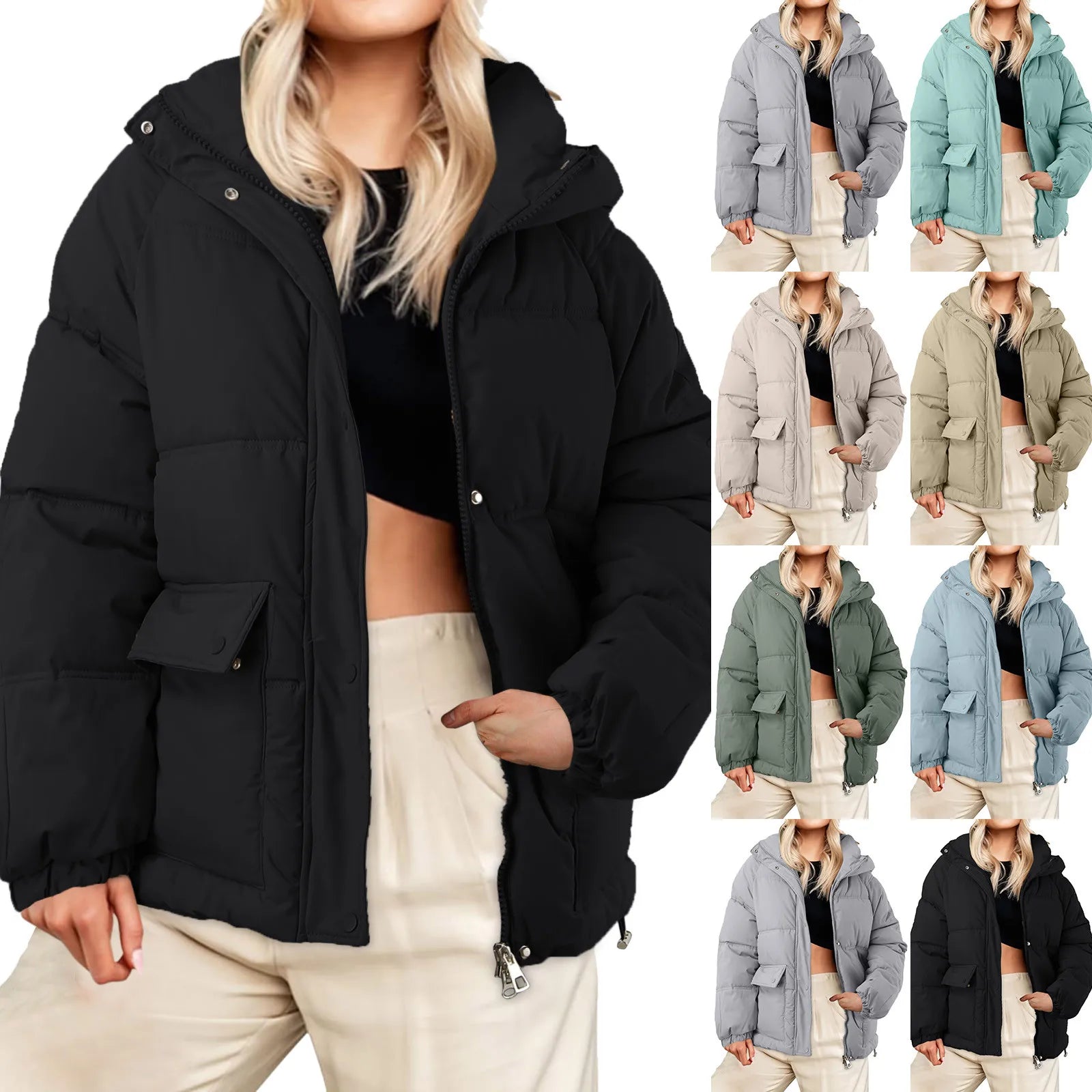 Women Parkas Winter Warn Casual Loose Women's Jackets