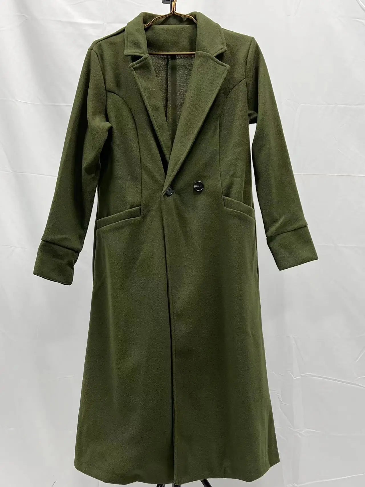 Korean version of the loose temperament haute overcoat coat