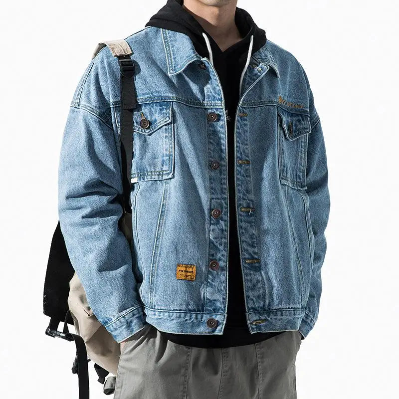 Denim Jacket Men's Spring And Autumn Fit Loose