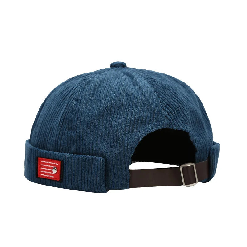 Bocca Corduroy Beanie Brimless Docker Hat Cap