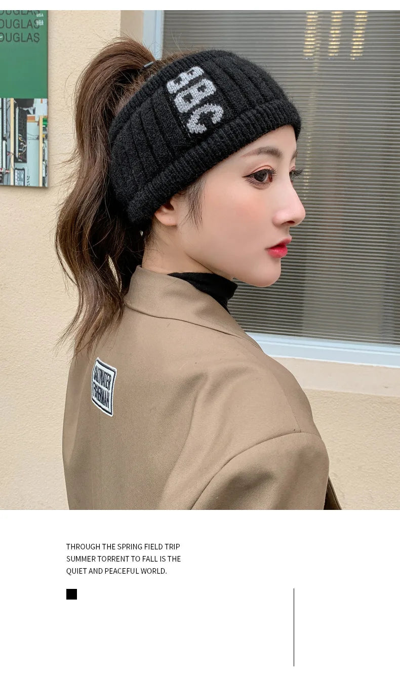 Soft Fabric Hair Pullover Hat Sports Wrap