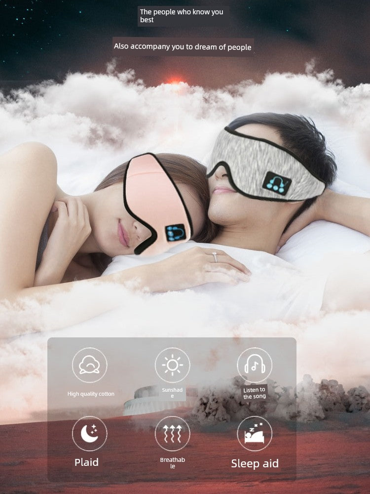 Multifunctional Bluetooth Headset Eye Mask Adjustable Wireless Voice Call Sleep Aid