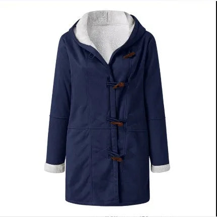 Button Solid Casual Various Colors Lady Jacket Winter Coat Female