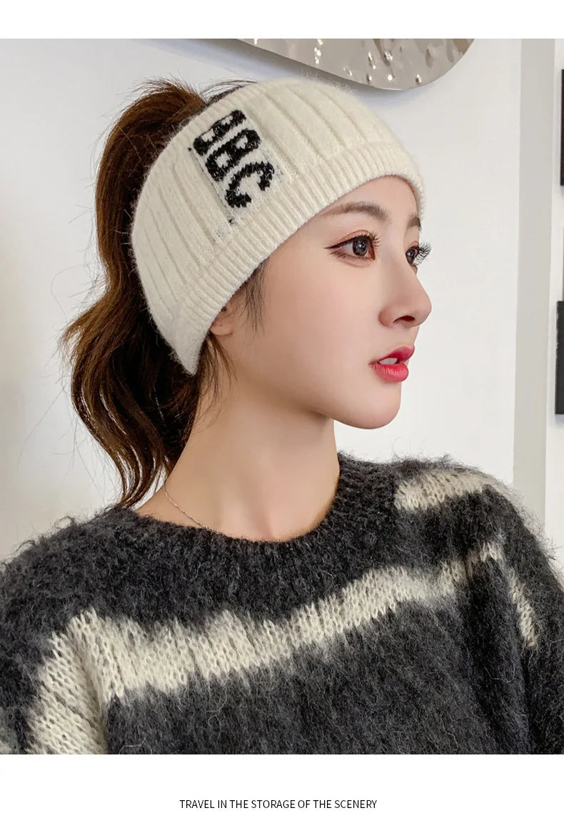 Soft Fabric Hair Pullover Hat Sports Wrap