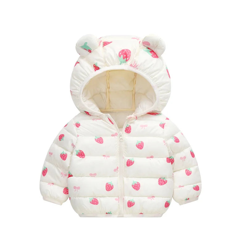 Kids ChildrenSpring Autumn Jacket For Girls Warm Coat