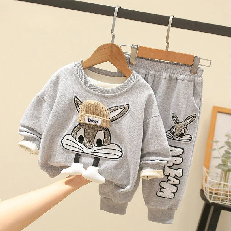 Pants Bottom 2pcs Suit Children Girls Outfits Tracksuits