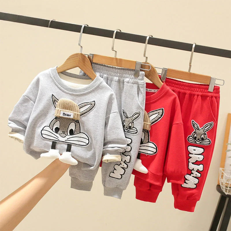 Pants Bottom 2pcs Suit Children Girls Outfits Tracksuits