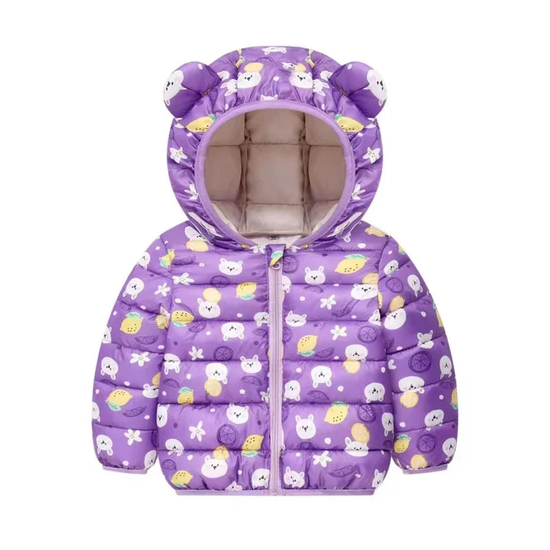 Kids ChildrenSpring Autumn Jacket For Girls Warm Coat