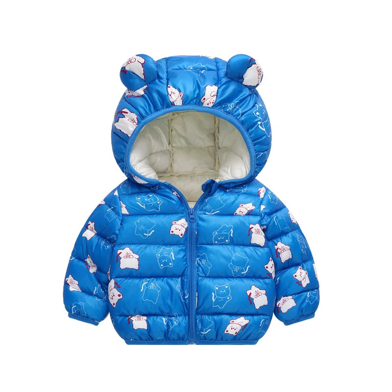 Kids ChildrenSpring Autumn Jacket For Girls Warm Coat