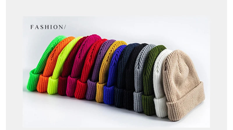 Rimiut Knitted Hat for Men & Women Caps Wool Fashion