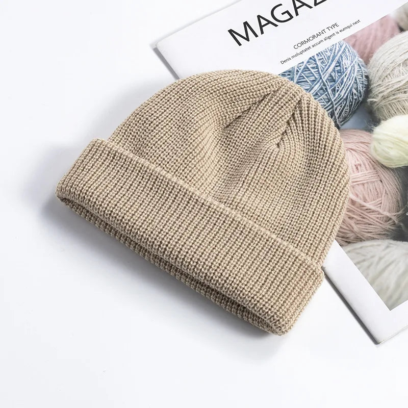 Rimiut Knitted Hat for Men & Women Caps Wool Fashion