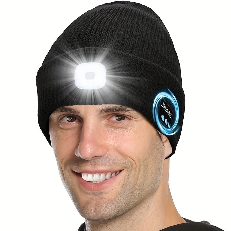 Wireless Beanie Outdoor Cycling Wireless Light Hat