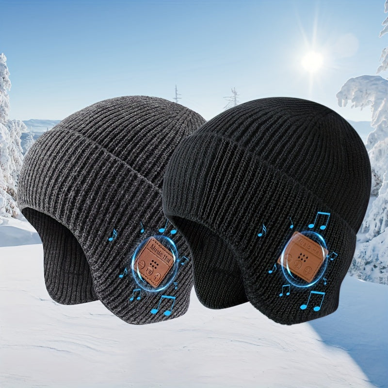 Warm Wireless Beanie Hat Cold proof Music Earphone